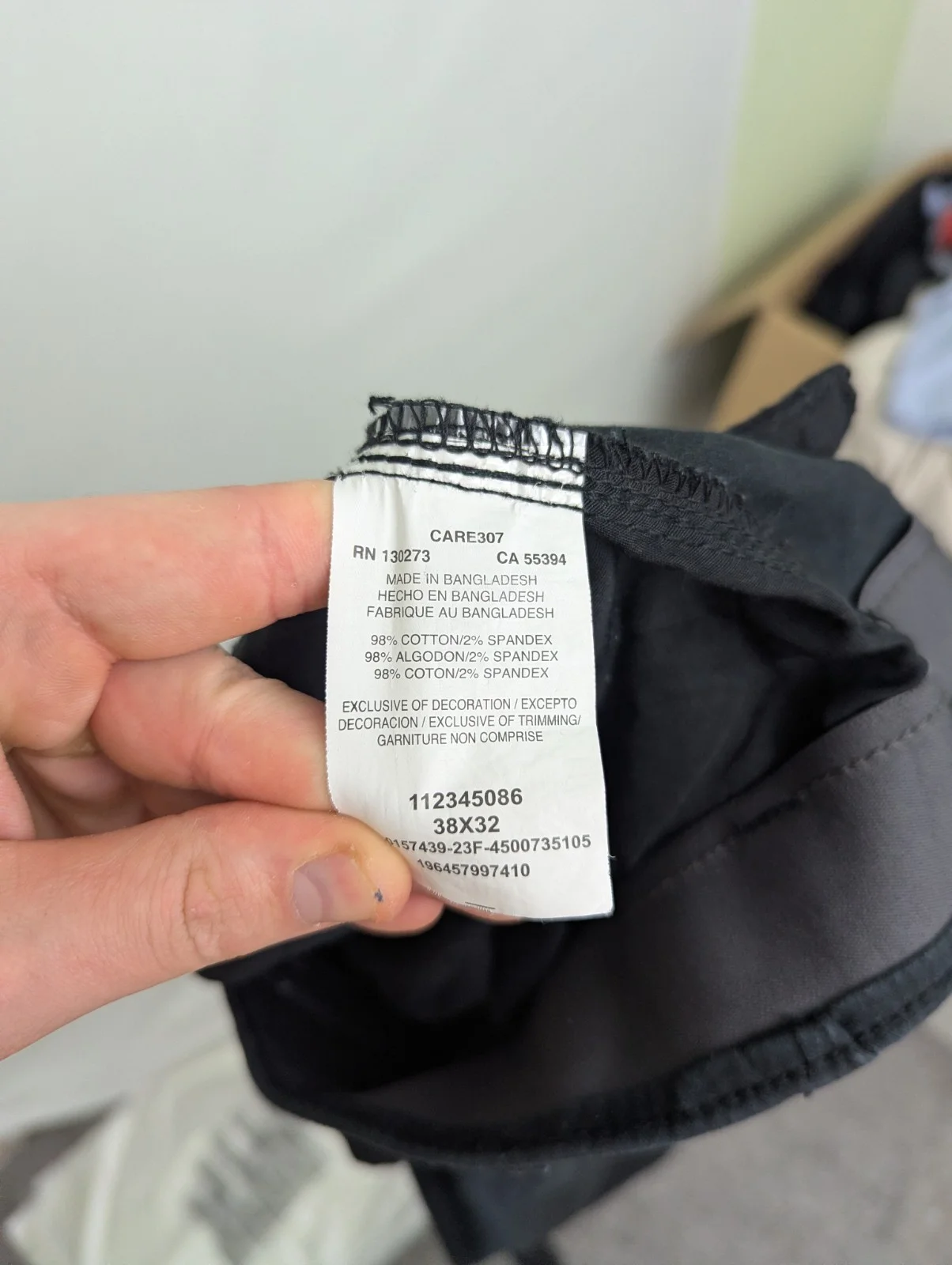 Lee Premium Select Black Cargo Trousers - Mens 38x32 - Stretch Regular Fit