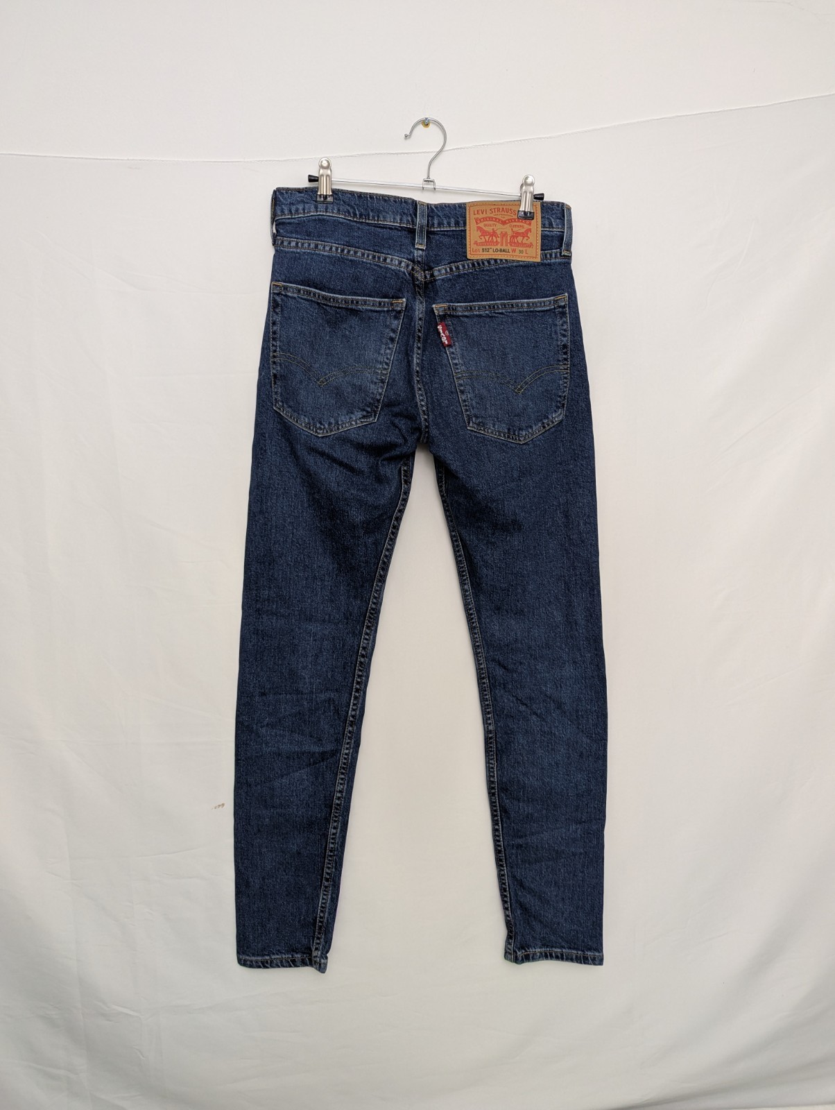 Levi’s 512™ Lo-ball Slim Taper Jeans – W30 L30 – Dark Blue Stretch Denim