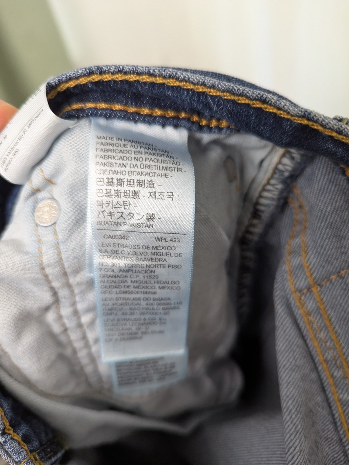 Levi’s 512™ Lo-ball Slim Taper Jeans – W30 L30 – Dark Blue Stretch Denim