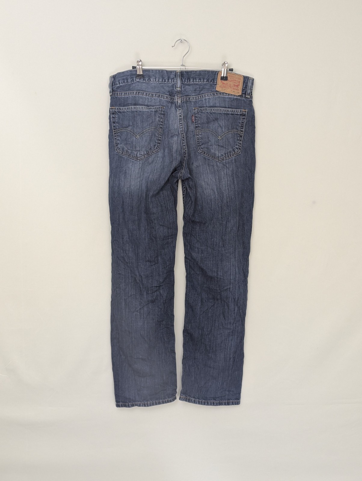 Levi's 514 Straight Leg Jeans - Blue Denim - W34 L30 - Classic Fit