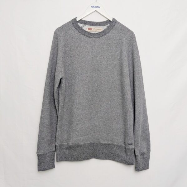Levi’s Grey Crewneck Sweatshirt – Size Small – Mid 2010s – Classic Fit