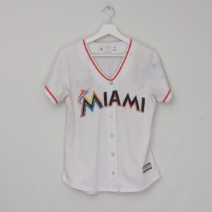 Majestic Miami Marlins Moncrief #21 Mlb Jersey - White - Size M