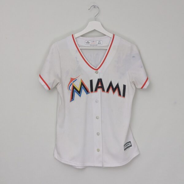 Majestic Miami Marlins Moncrief #21 Mlb Jersey - White - Size M
