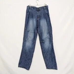 Men’s Unbranded Utility Jeans – 30w 30l – Blue Straight Leg Denim