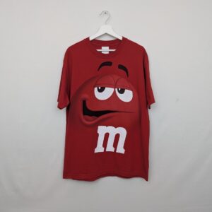 M&m’s Red Character Graphic T Shirt - Red - Size Large