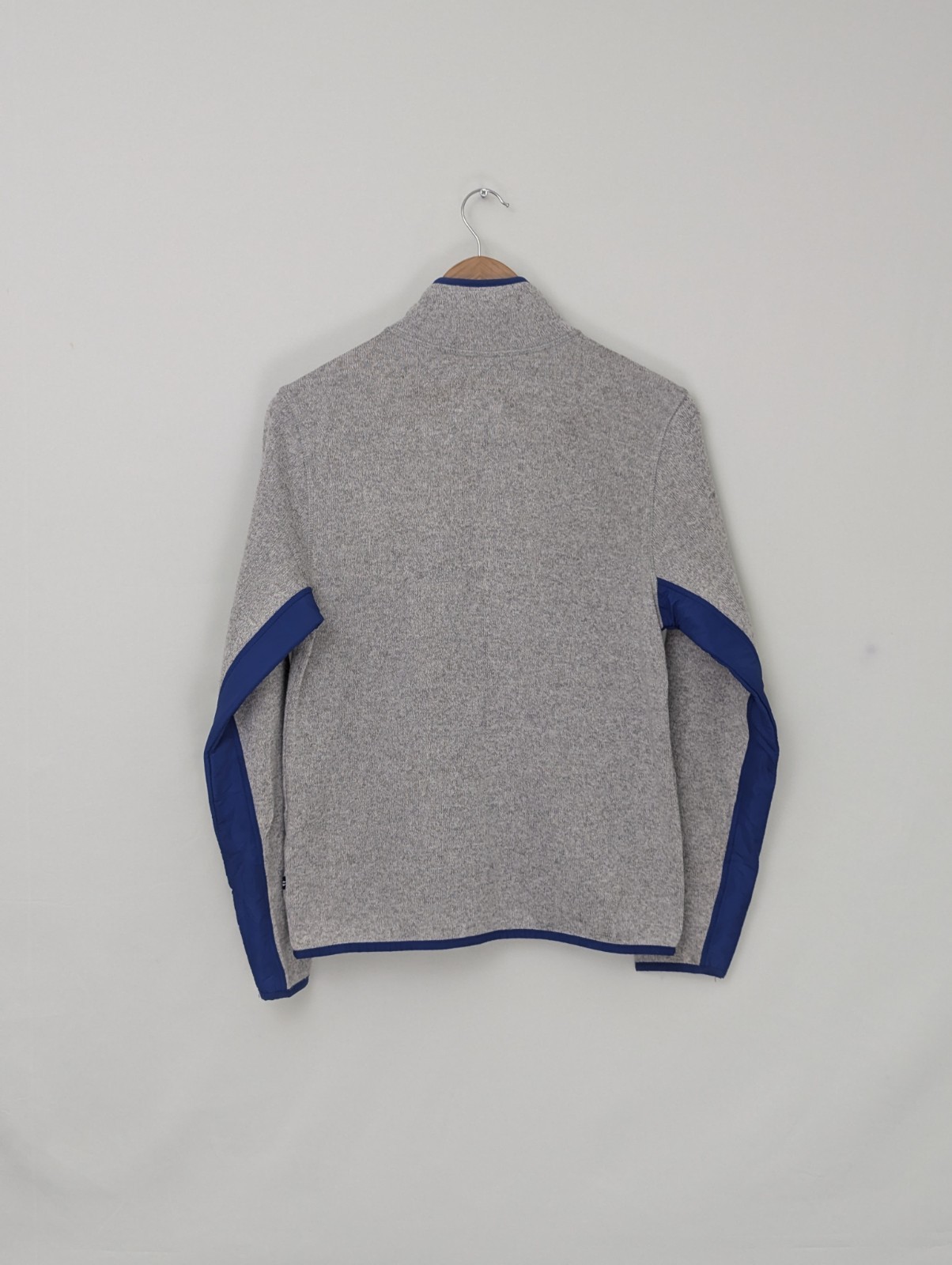 Nautica Fleece Jacket - Grey/blue - Full Zip - Mens Size Small