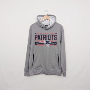 New England Patriots Nfl Hoodie - Grey - Men’s Medium