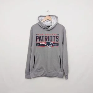 New England Patriots Nfl Hoodie - Grey - Men’s Medium