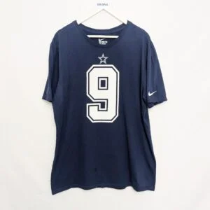 Nike Dallas Cowboys Tony Romo #9 Nfl T-shirt Navy Size Xl – 100% Cotton