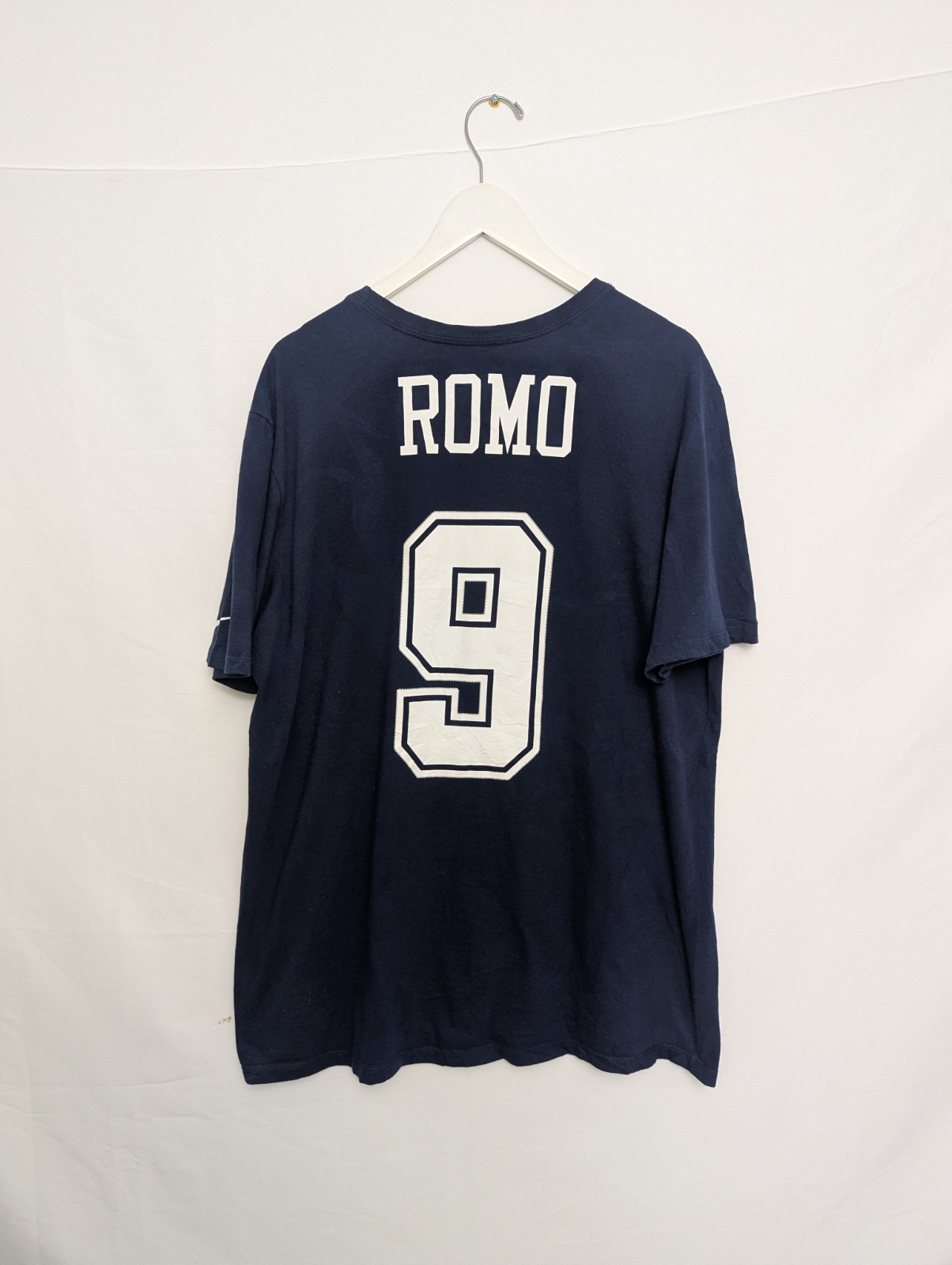 Nike Dallas Cowboys Tony Romo #9 Nfl T-shirt Navy Size Xl – 100% Cotton