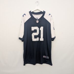 Nike Dallas Cowboys Ezekiel Elliott #21 Nfl Jersey - Navy / White - Size Xl