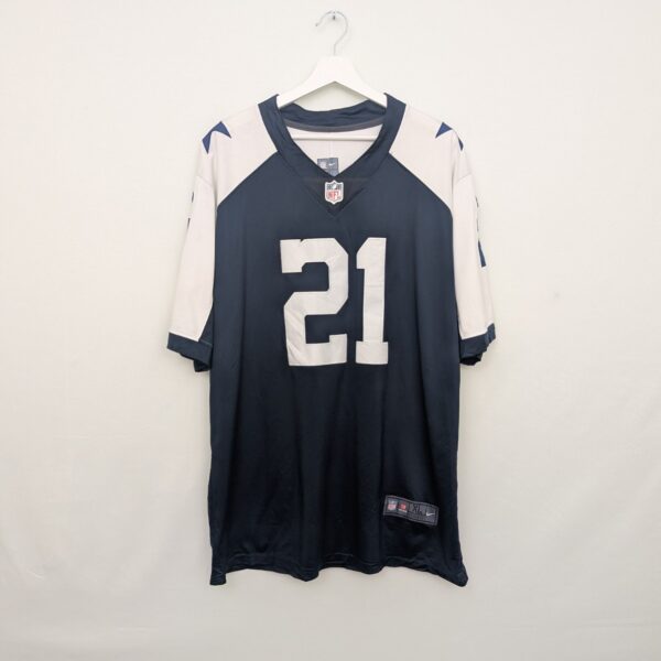 Nike Dallas Cowboys Ezekiel Elliott #21 Nfl Jersey - Navy / White - Size Xl