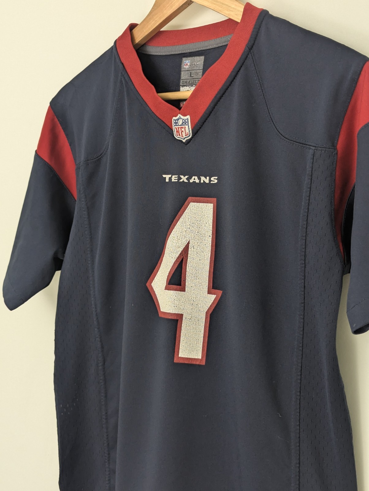 Nike Houston Texans Watson #4 Nfl Jersey - Navy - Youth Large
