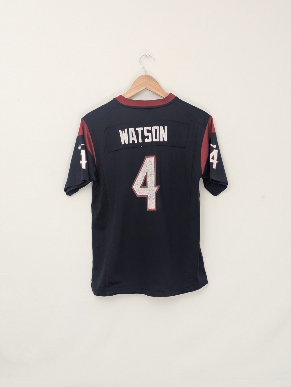 Nike Houston Texans Watson #4 Nfl Jersey - Navy - Youth Large