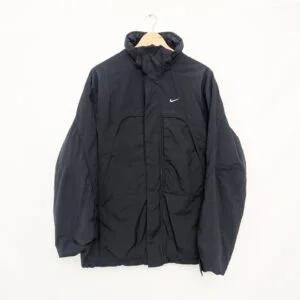 Nike Padded Winter Jacket Black – Men’s Medium – Y2k 2000s