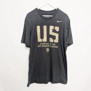 Nike Us 3rd Infantry Division T-shirt – Size M – Charcoal – Military Graphic