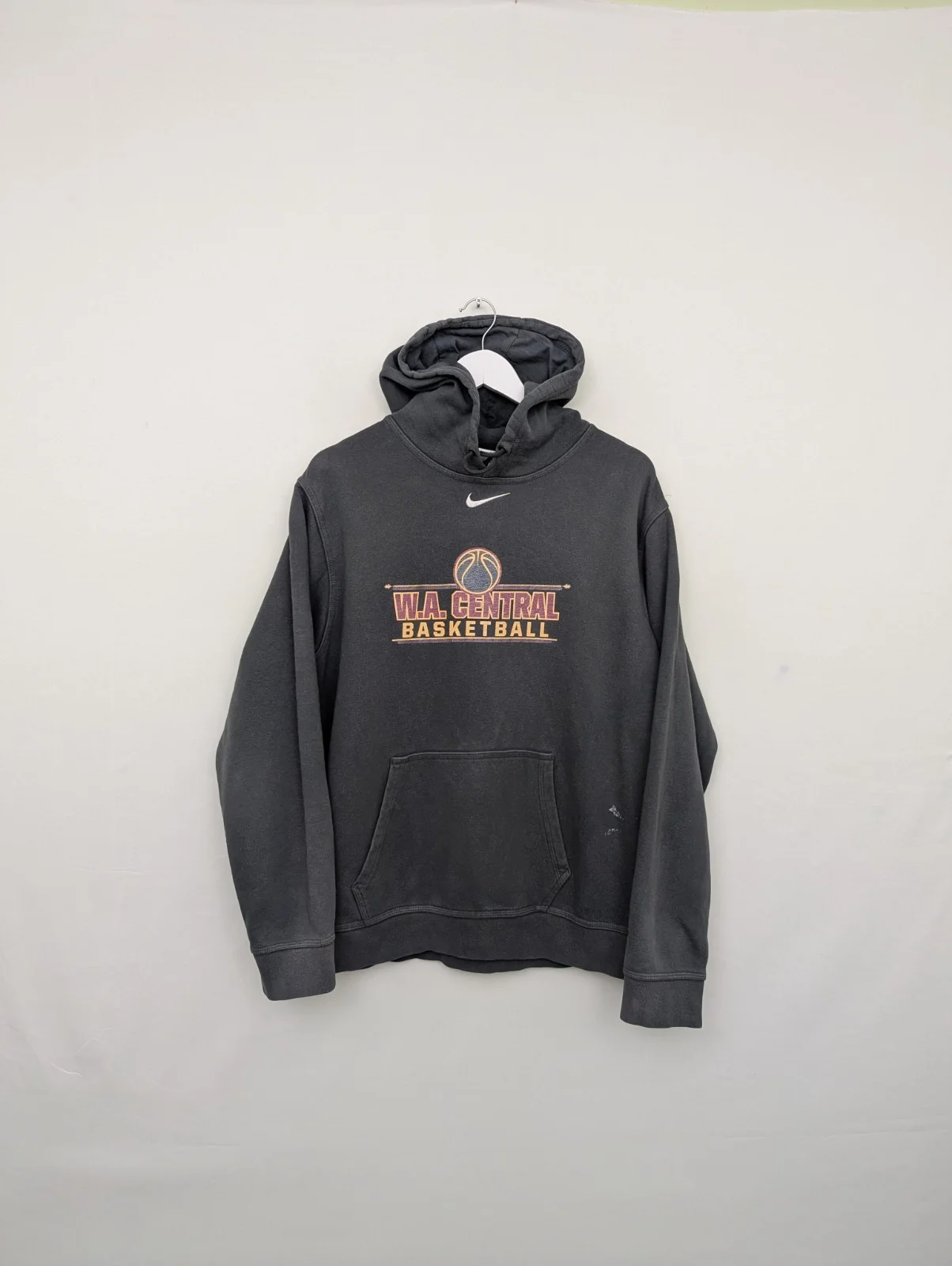 Nike Wa Central Basketball Hoodie - Grey - Size Large