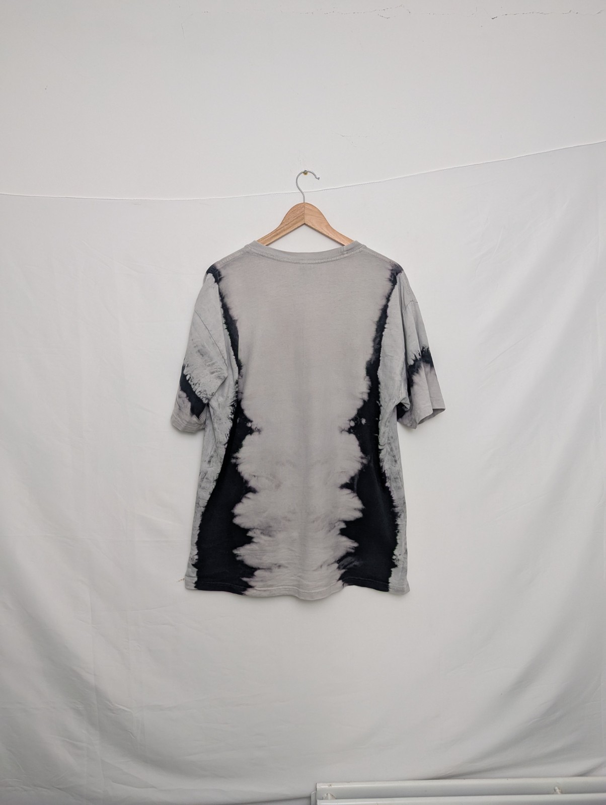Obey Tie Dye Tee - Large - Grey/black - Graphic Logo