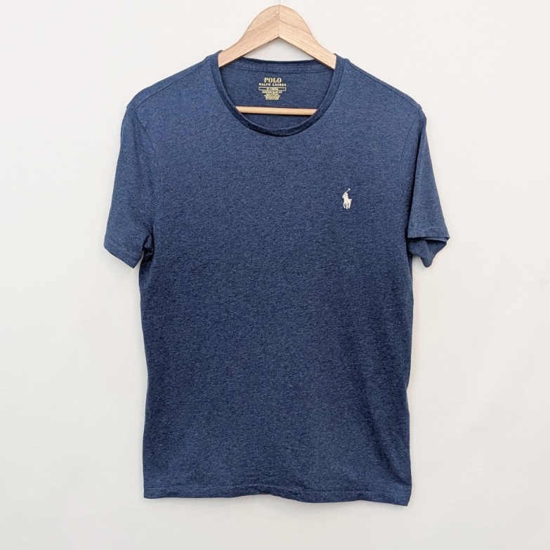 Polo Ralph Lauren Navy T-shirt - Men’s Medium - Custom Slim Fit