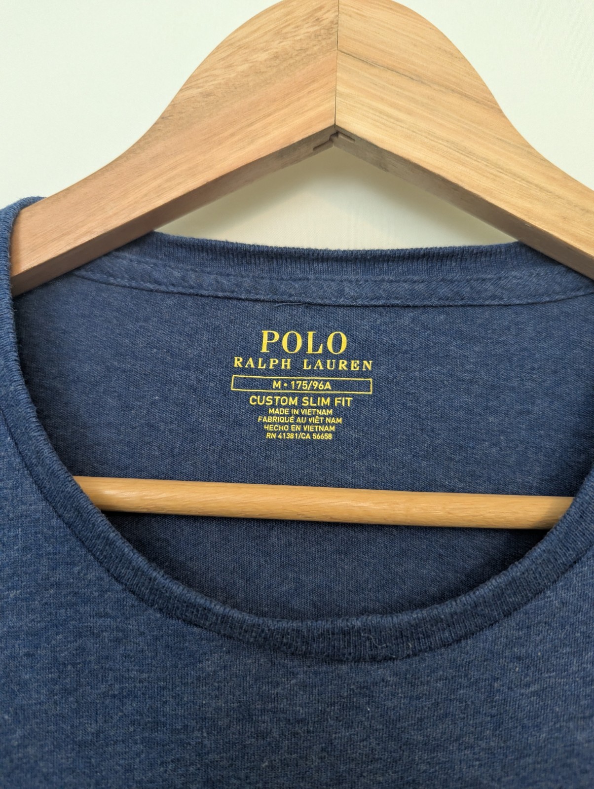 Polo Ralph Lauren Navy T-shirt - Men’s Medium - Custom Slim Fit