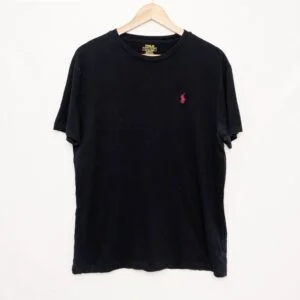 Polo Ralph Lauren T Shirt - Men’s Small - Classic Fit - Black/red Pony Logo