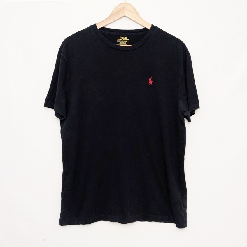 Polo Ralph Lauren T Shirt - Men’s Small - Classic Fit - Black/red Pony Logo