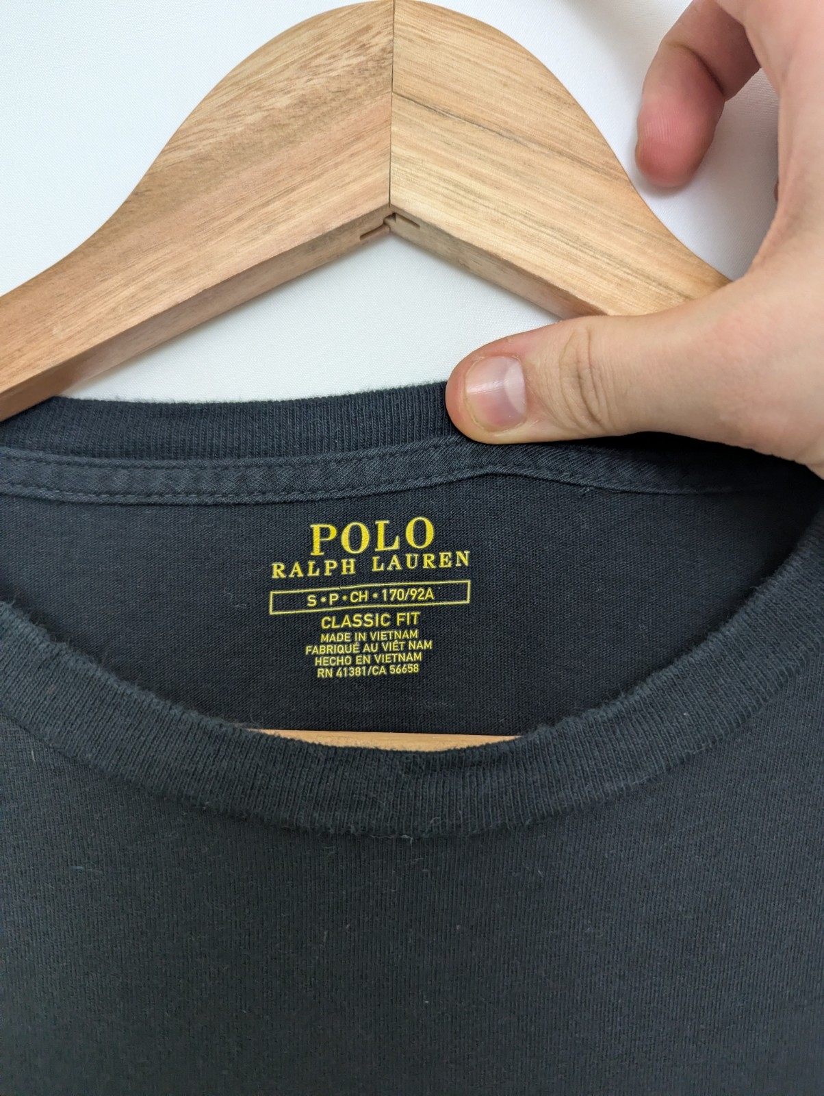 Polo Ralph Lauren T Shirt - Men’s Small - Classic Fit - Black/red Pony Logo