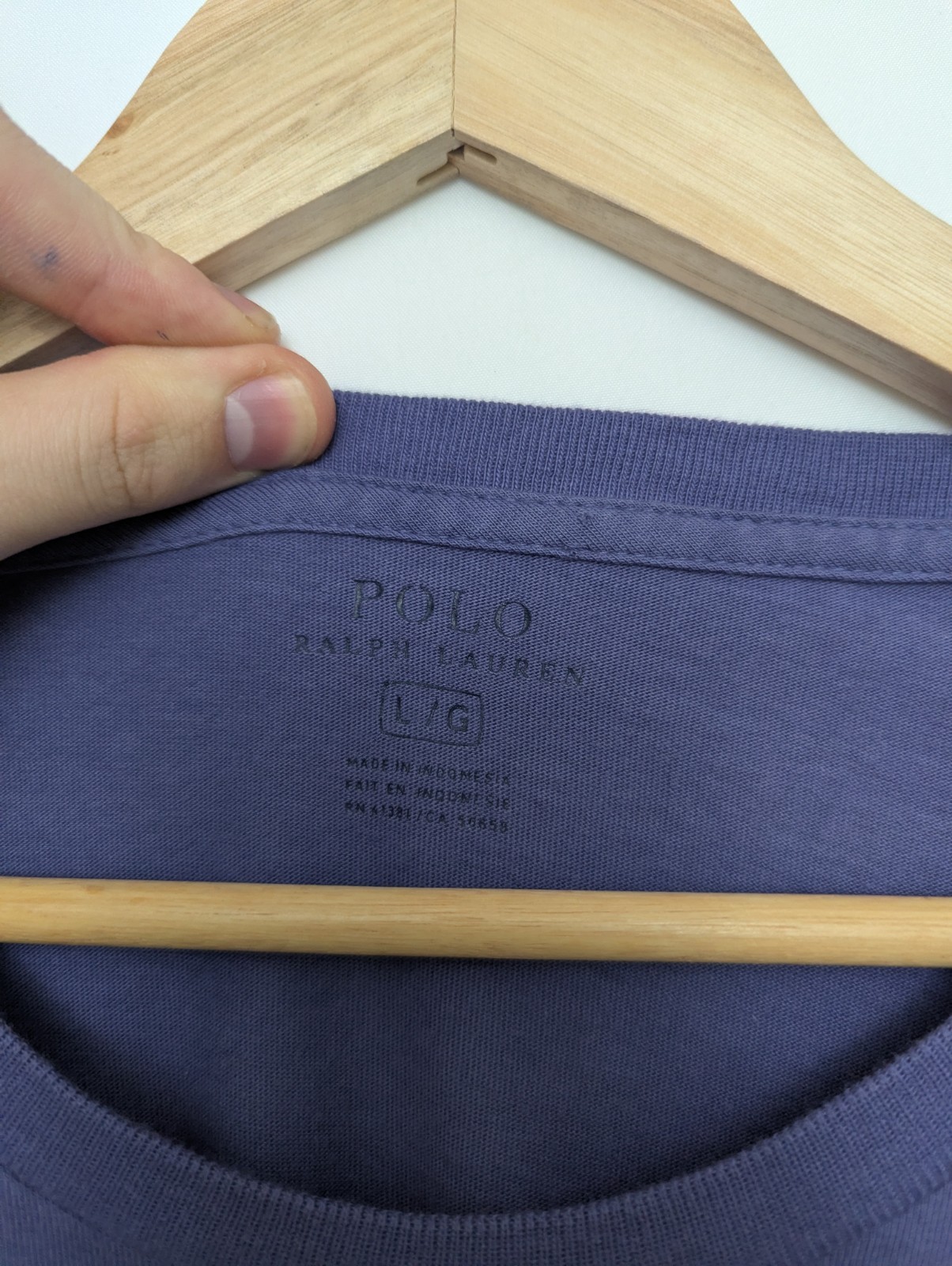 Polo Ralph Lauren T-shirt - Men’s Large - Purple - Cotton Crew Neck