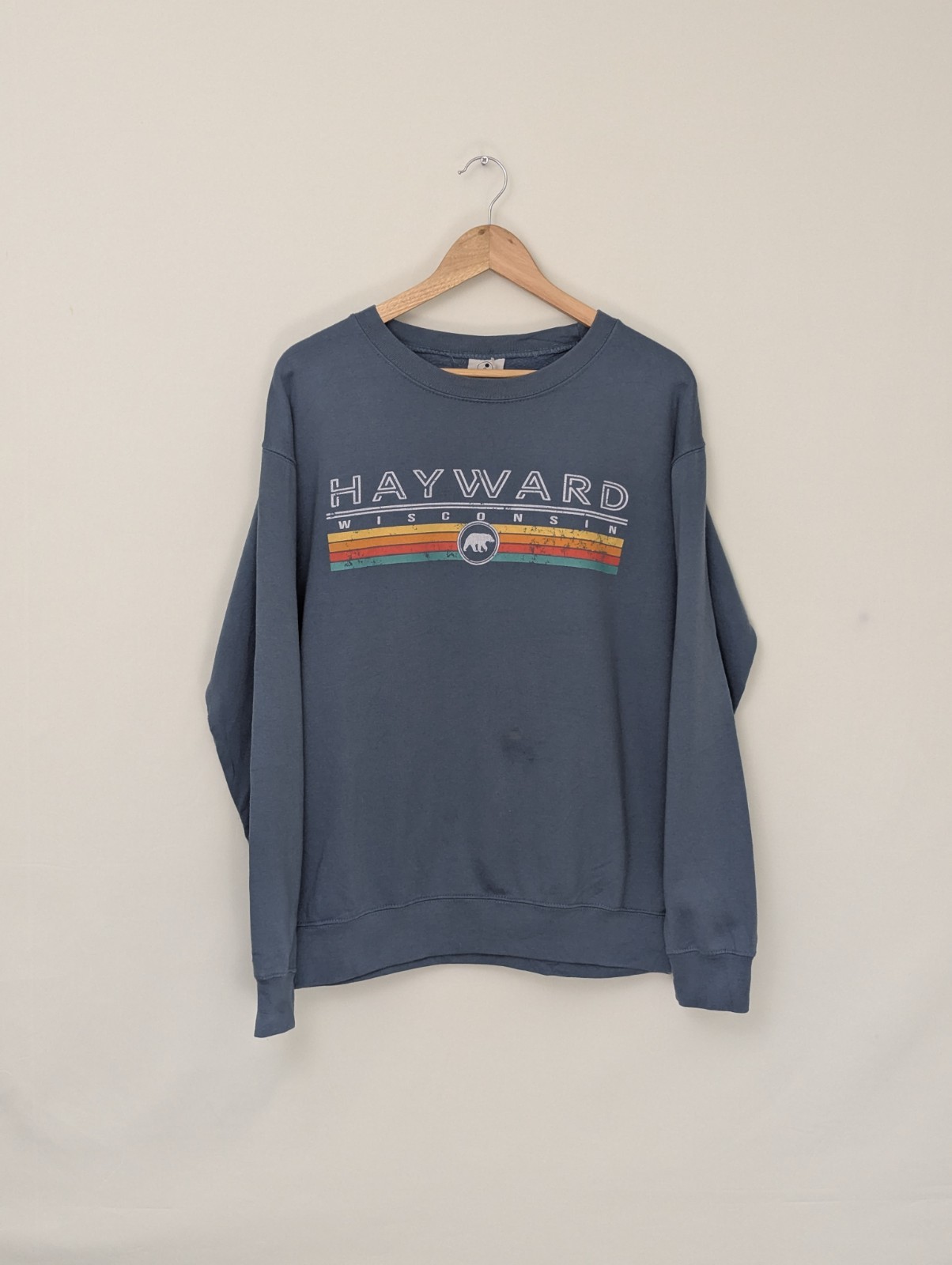 Prairie Mountain Hayward Wisconsin Sweatshirt - Blue - Size M