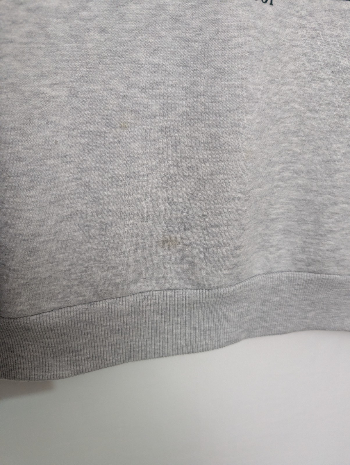 Pull&bear Colorado Graphic Polo Collar Sweatshirt – Men’s Medium – Grey