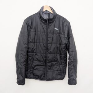 Puma Black Quilted Puffer Jacket - Men’s Small