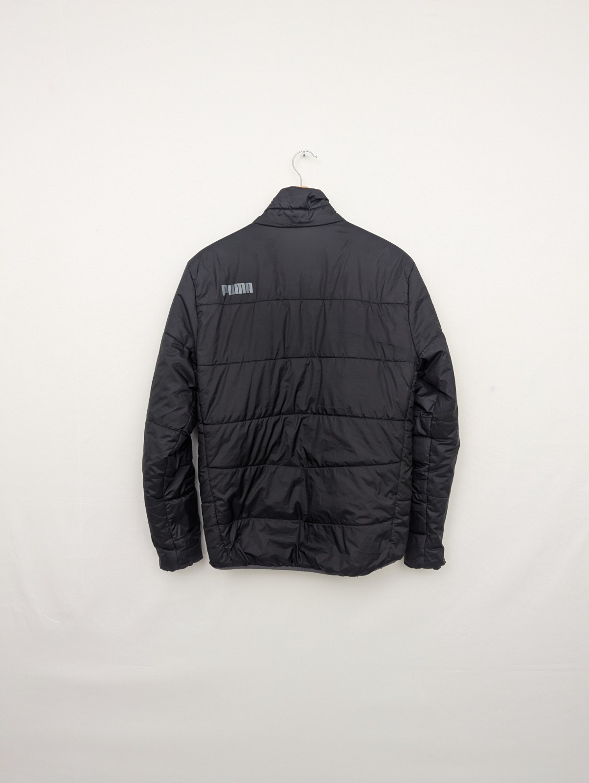 Puma Black Quilted Puffer Jacket - Men’s Small