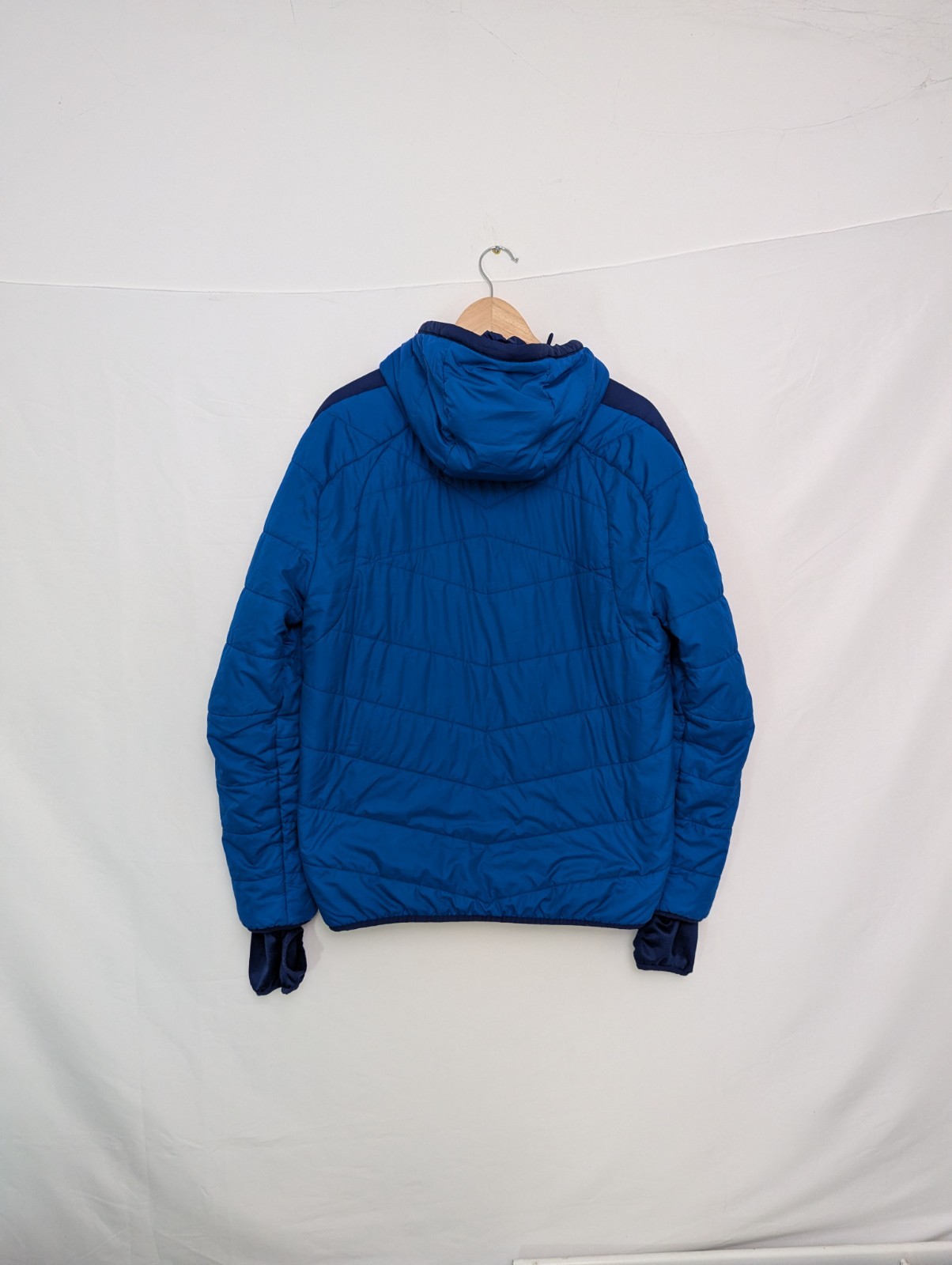 Puma Blue Hooded Puffer Jacket Zip Up - Men’s Size Medium