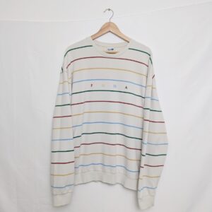 Puma Multicolour Stripe Crewneck Sweatshirt – Men’s Large (2017)