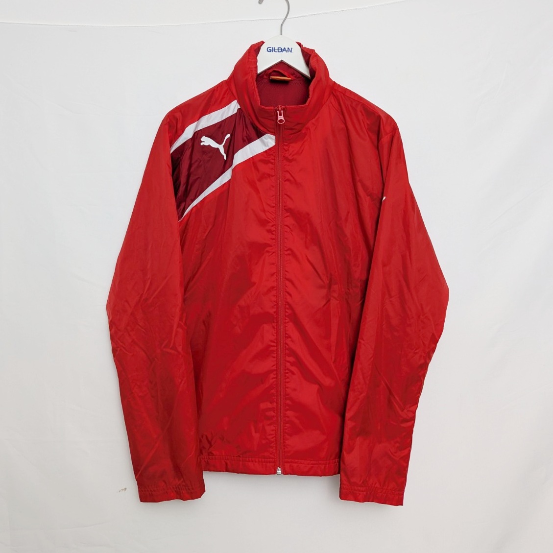 Puma Red Lightweight Track Jacket Small – Good Condition Red/white