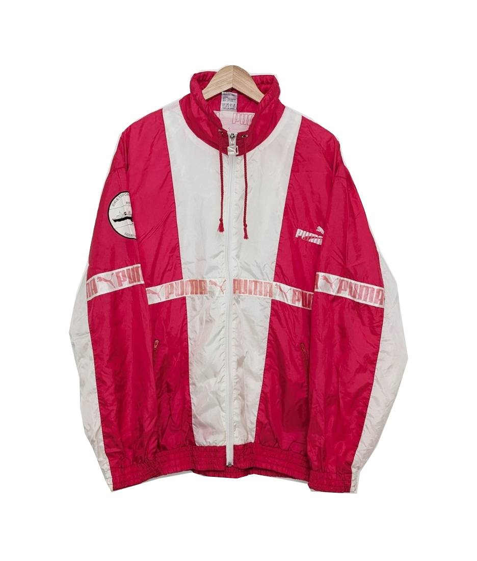 Rare 1980s/90s Puma Track Jacket – Made in Finland – DSB Rødby Ferry Staff Issue