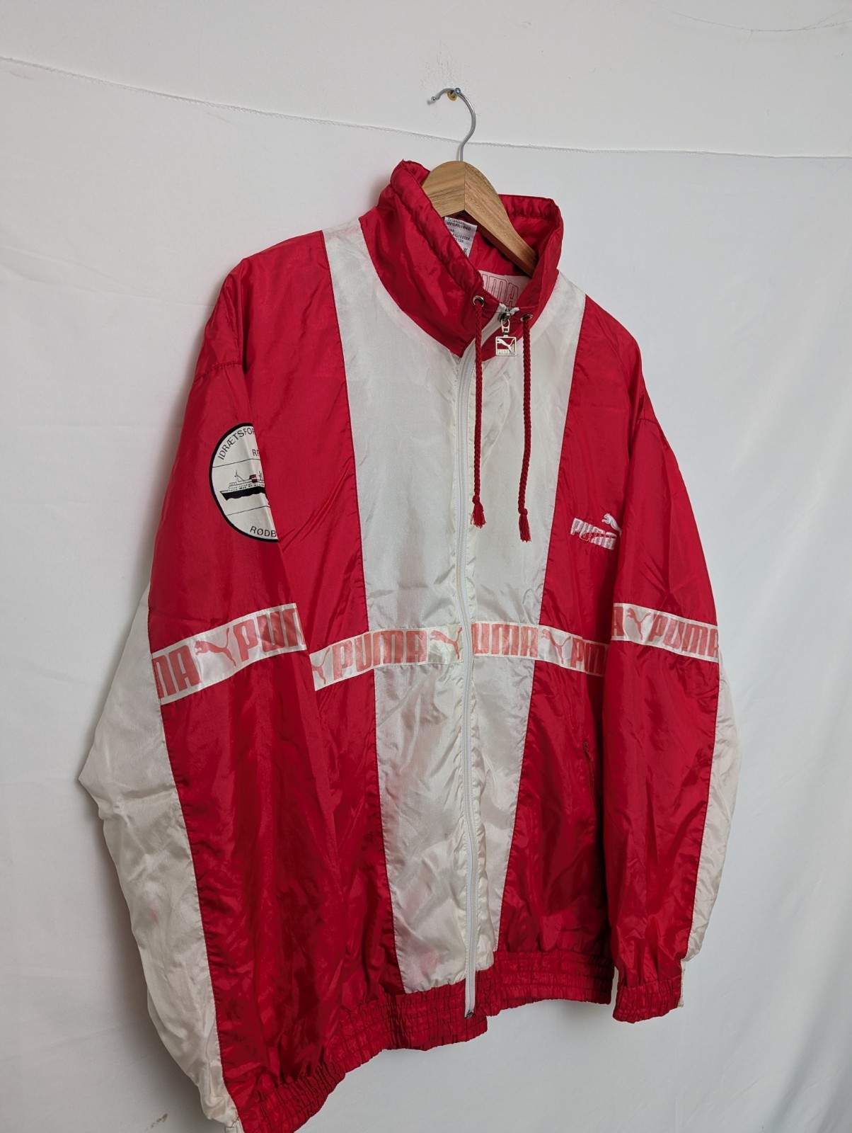 Rare 1980s/90s Puma Track Jacket – Made In Finland – Dsb Rødby Ferry Staff Issue