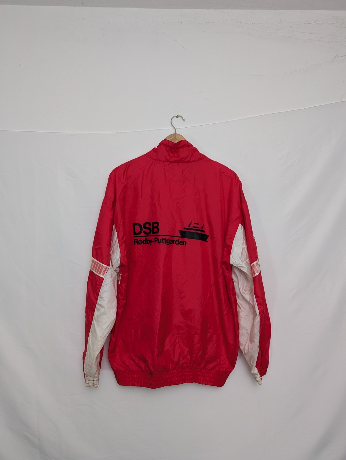 Rare 1980s/90s Puma Track Jacket – Made In Finland – Dsb Rødby Ferry Staff Issue