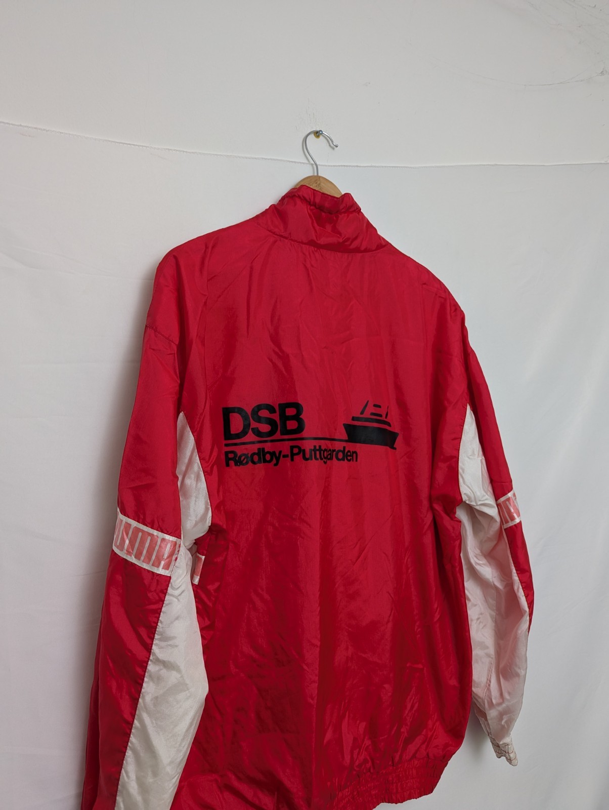 Rare 1980s/90s Puma Track Jacket – Made In Finland – Dsb Rødby Ferry Staff Issue