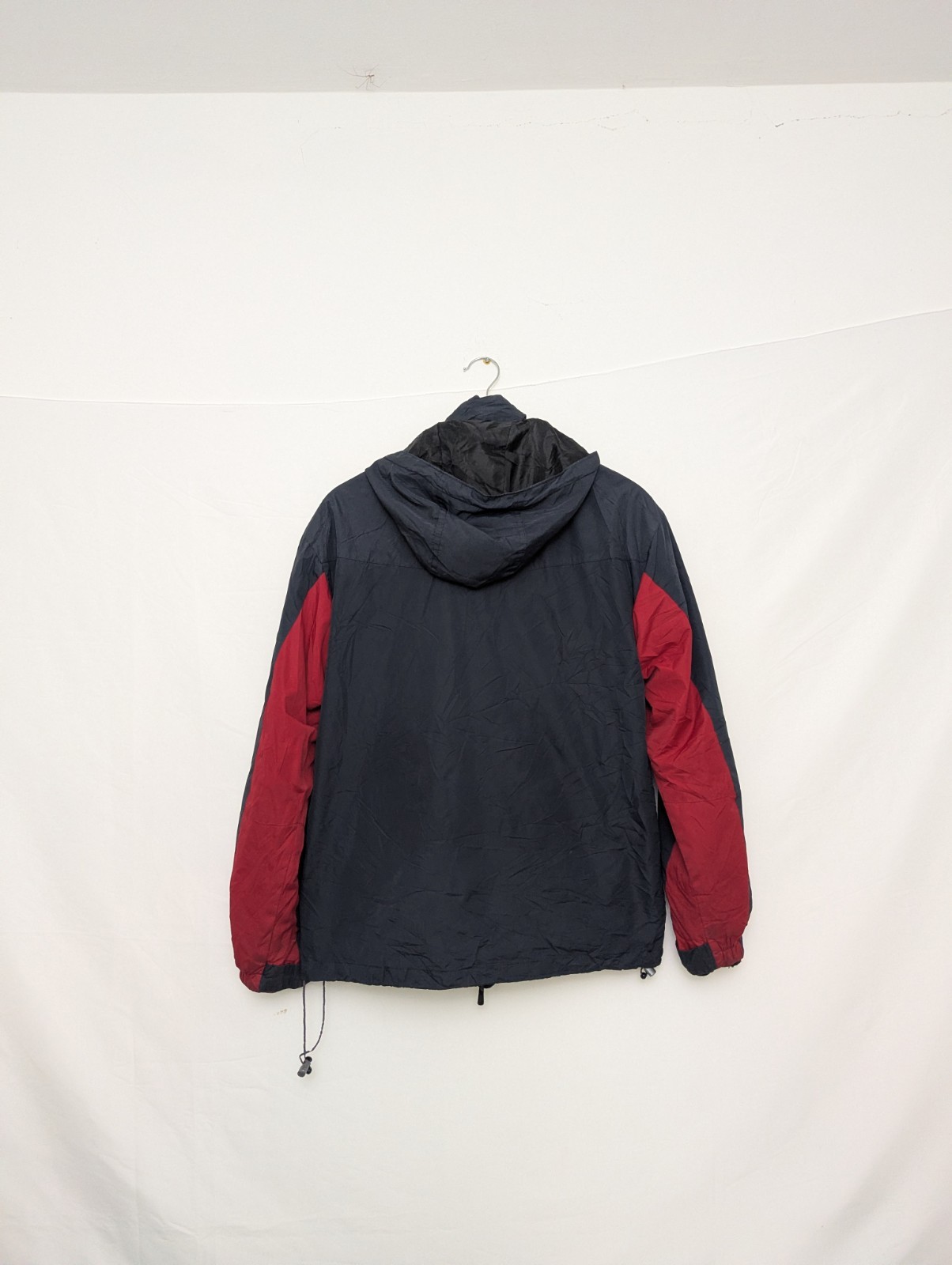 Reebok 2 In 1 Detachable Jacket - Men’s Small - Navy/red - Fleece Lined