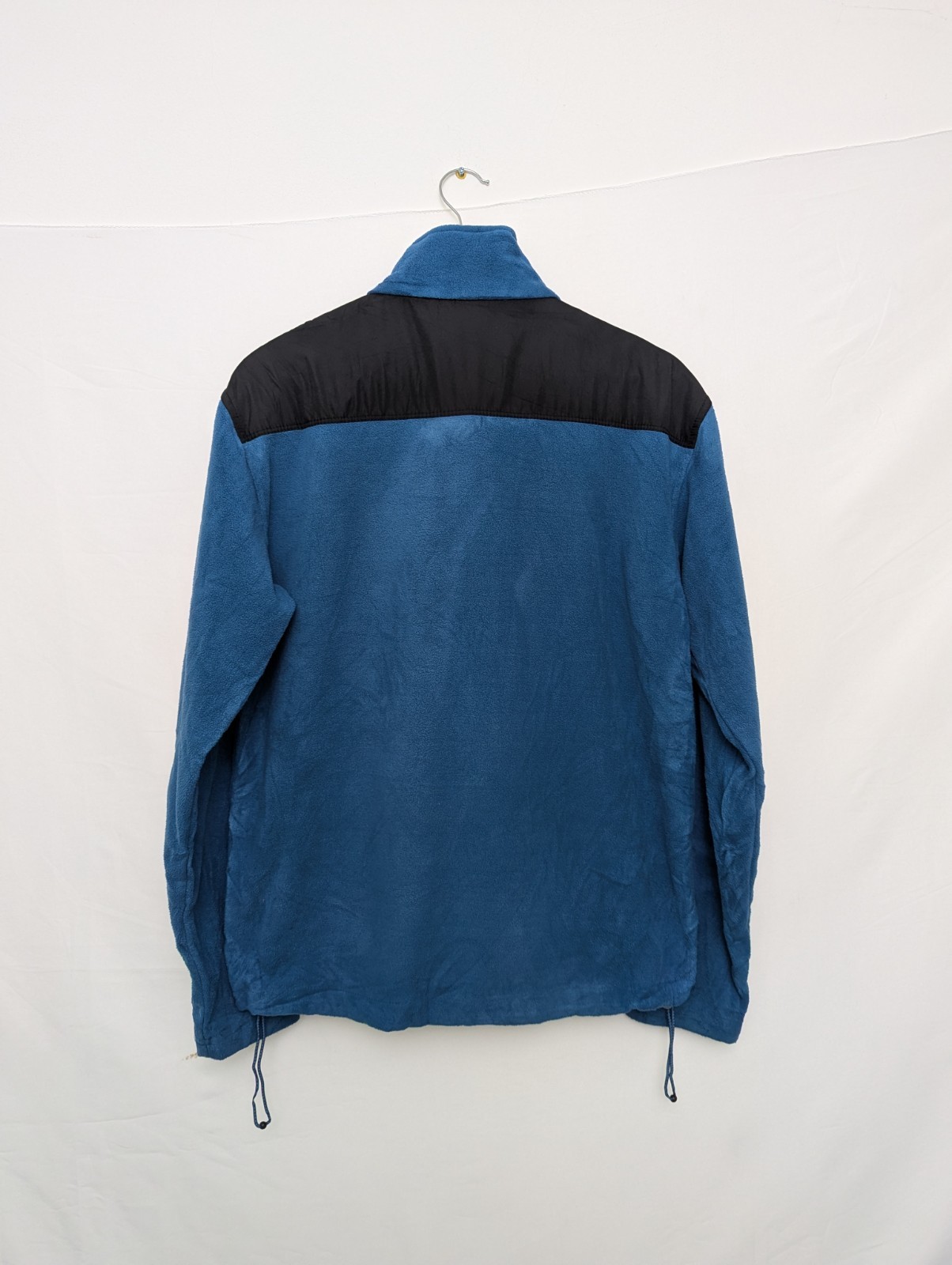 Reebok Performance Fleece Softshell Jacket – Blue / Black – Size Small (2010s)