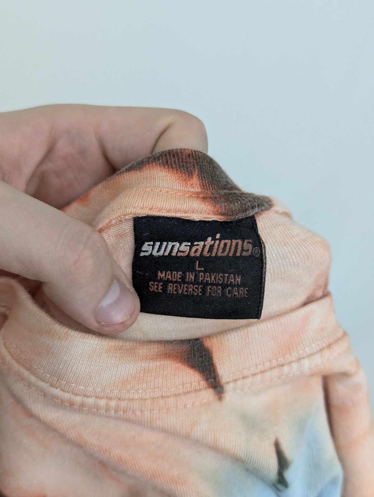 Salty Vibes Ocean City T Shirt - Tie Dye - Size L