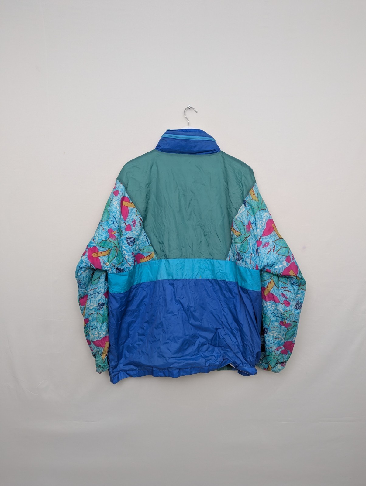 Shamp Vintage 90s Padded Windbreaker Jacket - Mens Size L
