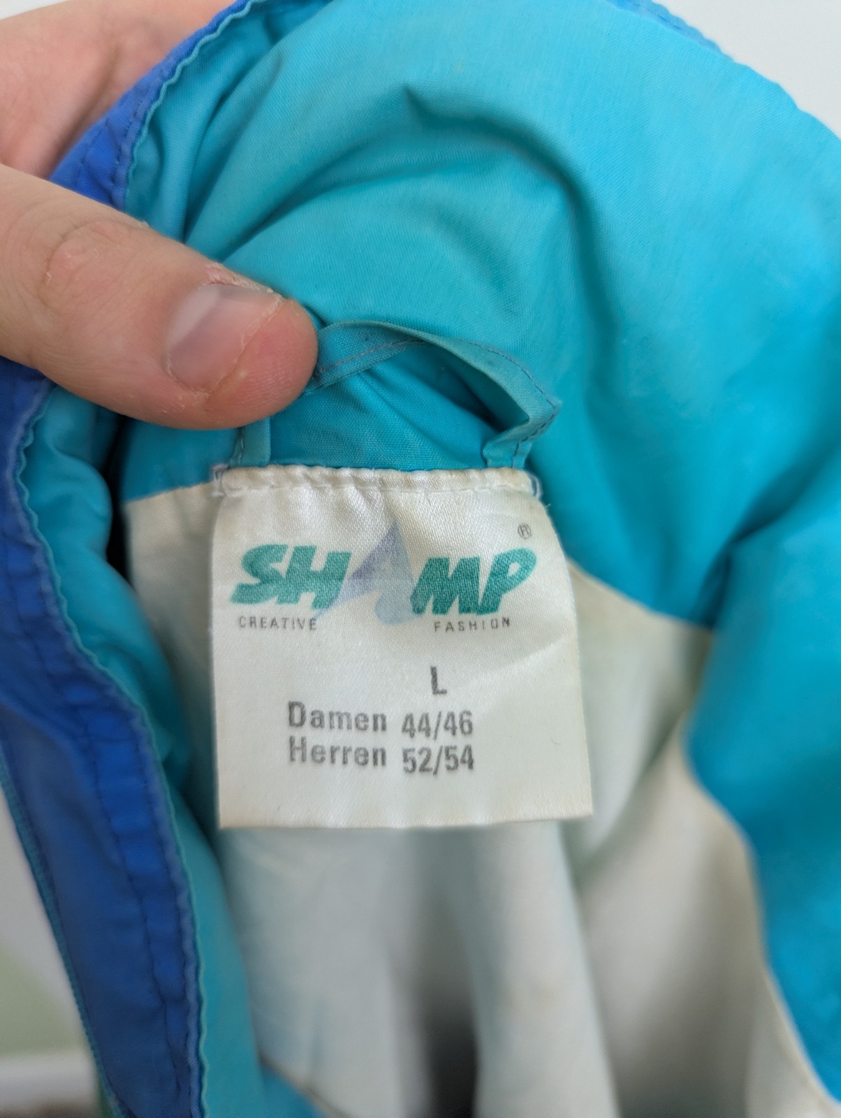 Shamp Vintage 90s Padded Windbreaker Jacket - Mens Size L