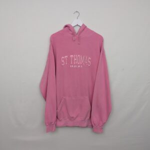 St Thomas U.s.v.i Hoodie - Pink - Size Xl - Y2k - Tourist Pullover