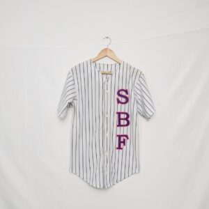 Teamwork Athletic Apparel Baseball Jersey – Size S (34–36) – Pinstripe – Sbf #16