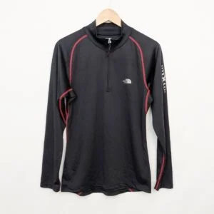 The North Face Flight Series Quarter Zip Running Top - Men’s Medium - Black/red