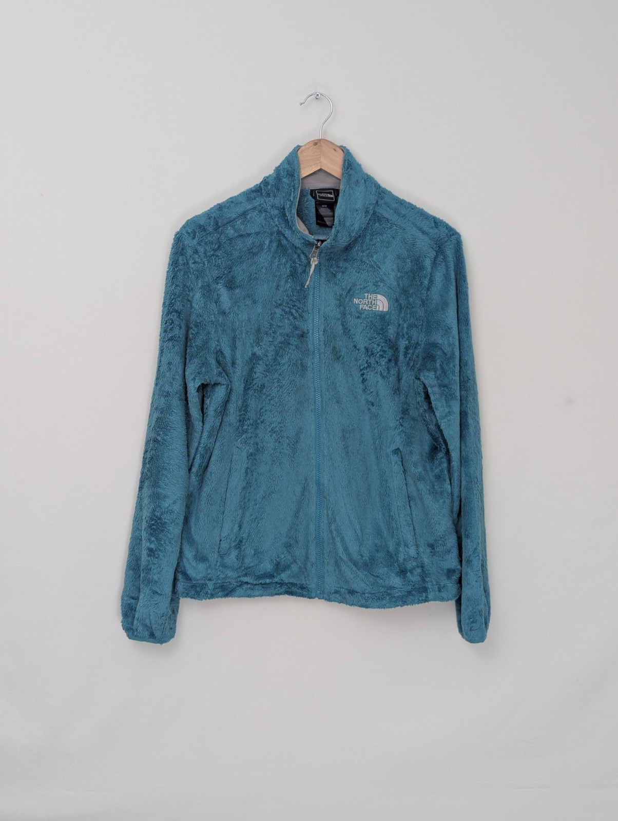 The North Face Teddy Fleece Jacket - Teal - Womens Size M