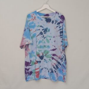 Tie Dye T Shirt - Blue Multi/colour - Size 2xl