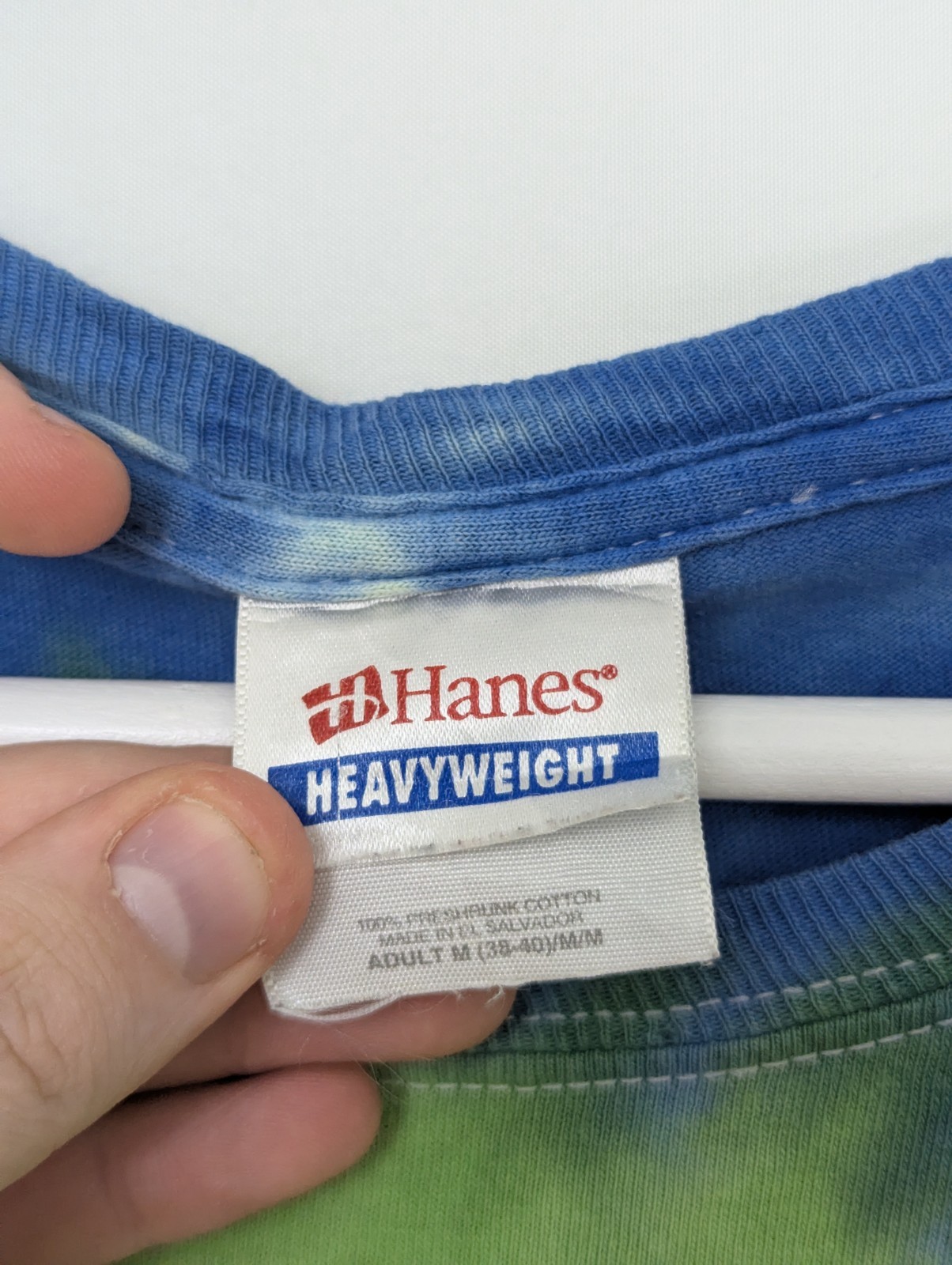 Tie Dye T Shirt - Multicolour Spiral - Rainbow - Size M